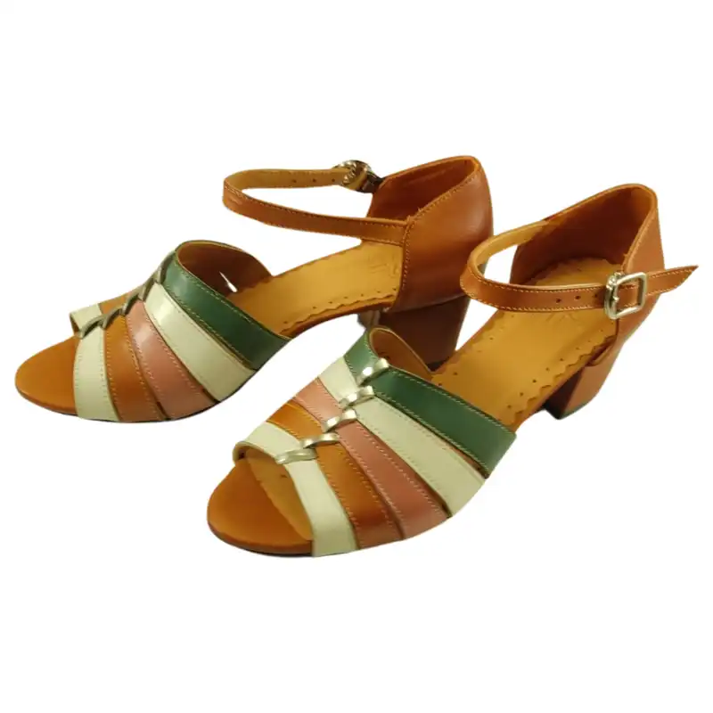 صندل زنانه مدل چرم طبیعی کد 688