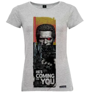 تی شرت آستین کوتاه زنانه 27 مدل The Terminator کد MH1211