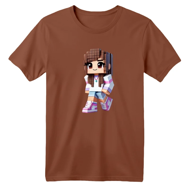 تی شرت آستین کوتاه بچگانه مدل دخترک کد 19