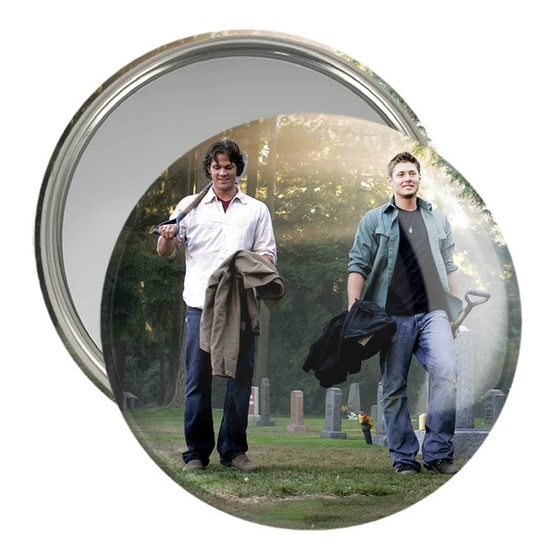 آینه جیبی خندالو مدل سم و دین وینچستر سریال سوپرنچرال Supernatural کد 24525