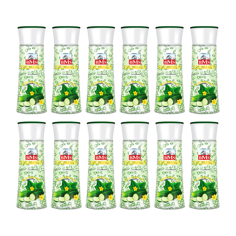 ماسک صورت بی ام اس مدل Cucumber حجم 160 میلی لیتر مجموعه 12 عددی