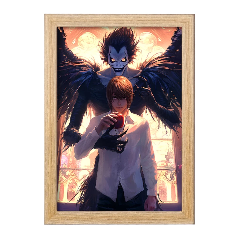 تابلو خندالو مدل انیمه دفترچه مرگ (Death Note) کد F9052
