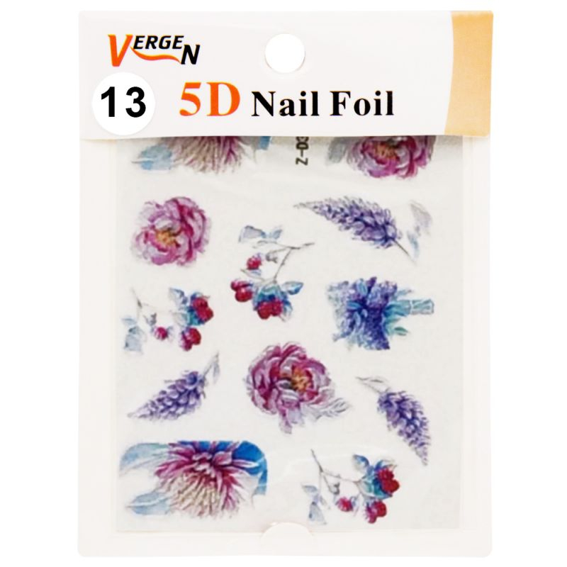 استیکر طراحی ناخن ورژن مدل GS125 13