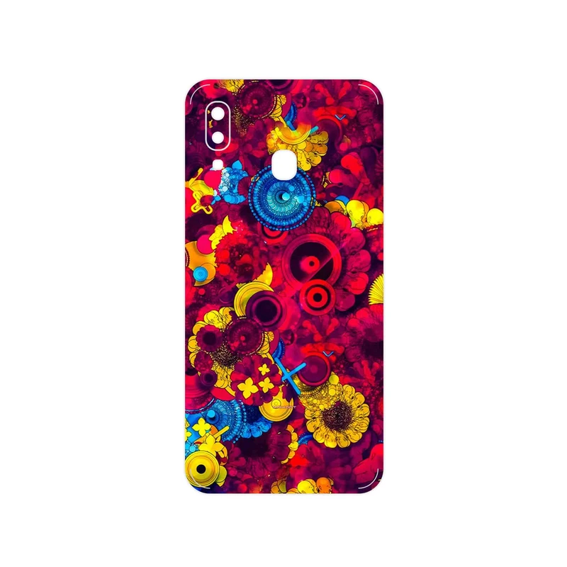 برچسب پوششی ماهوت مدل Vector Flower Garden Digital Art مناسب برای گوشی موبایل سامسونگ Galaxy A30
