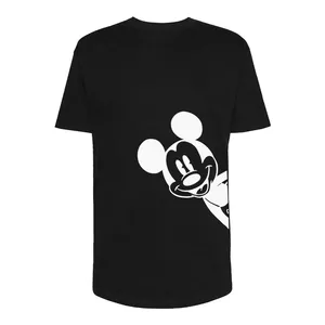 تی شرت لانگ مردانه مدل Mickey Mouse کد Sh003 رنگ مشکی