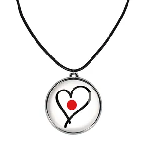 گردنبند خندالو مدل پرچم ژاپن کد 2064420640