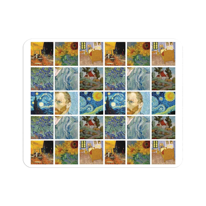 ماوس پد مستر پیکد طرح نقاشی های معروف کد PCD-MP1065