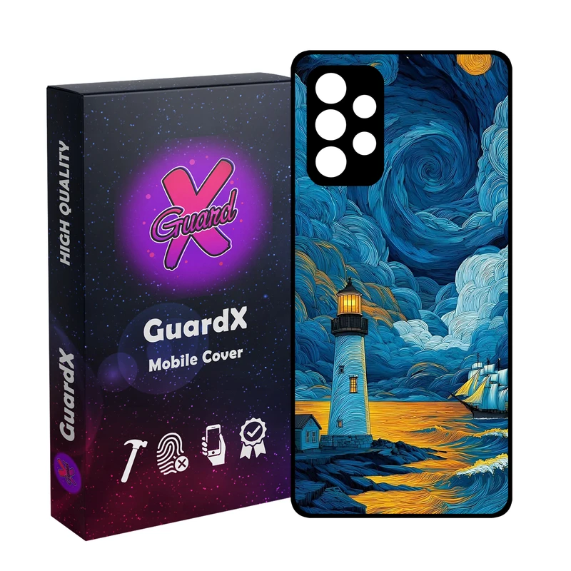 کاور گارد ایکس طرح فانوس دریایی ونگوگ مدل 10907 مناسب برای گوشی موبایل سامسونگ Galaxy A52/A52S