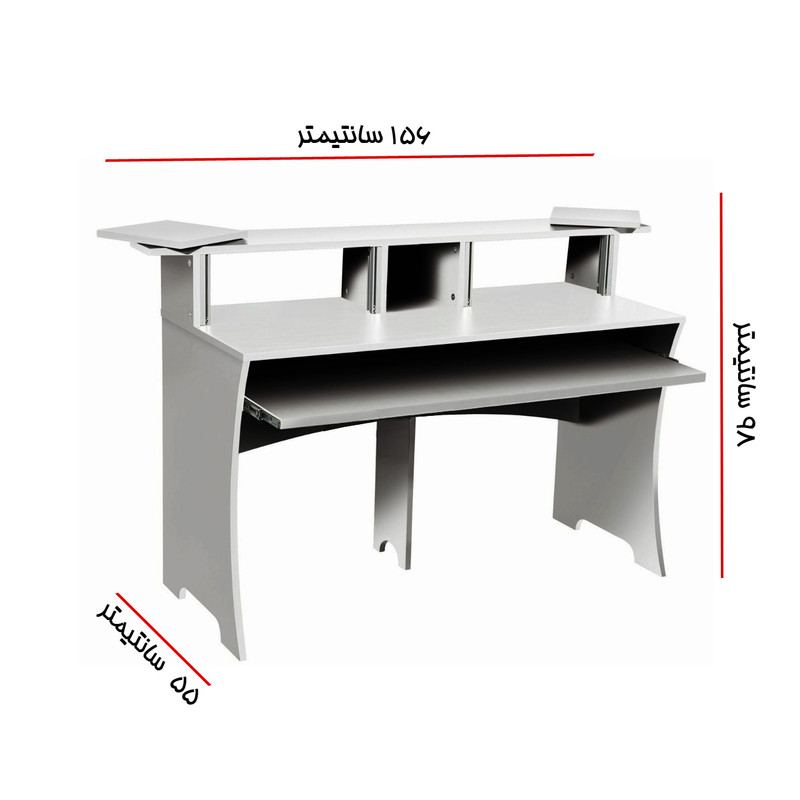 میز کامپیوتر مدل  DLF74L