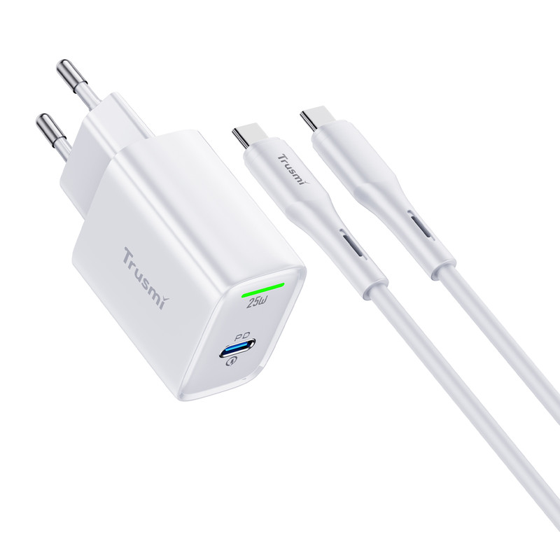 شارژر دیواری 25 وات تراسمی مدل CH15-02 به همراه کابل USB-C