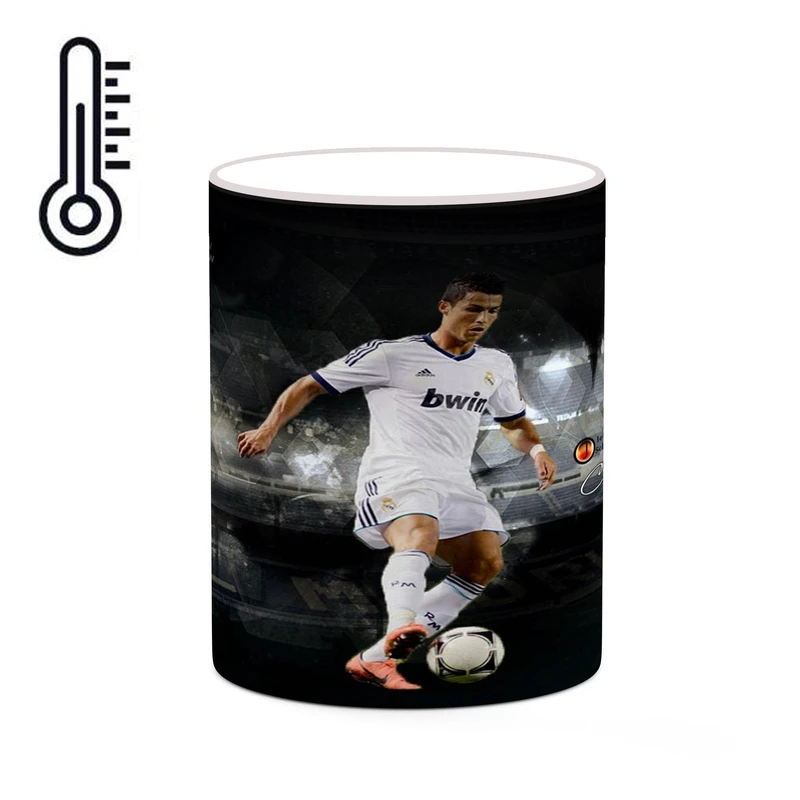 ماگ حرارتی کاکتی طرح Ronaldo رونالدو مدل mgh43014