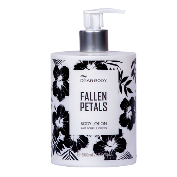 لوسیون بدن دیر بادی مدل fallen petals حجم 500 میلی لیتر