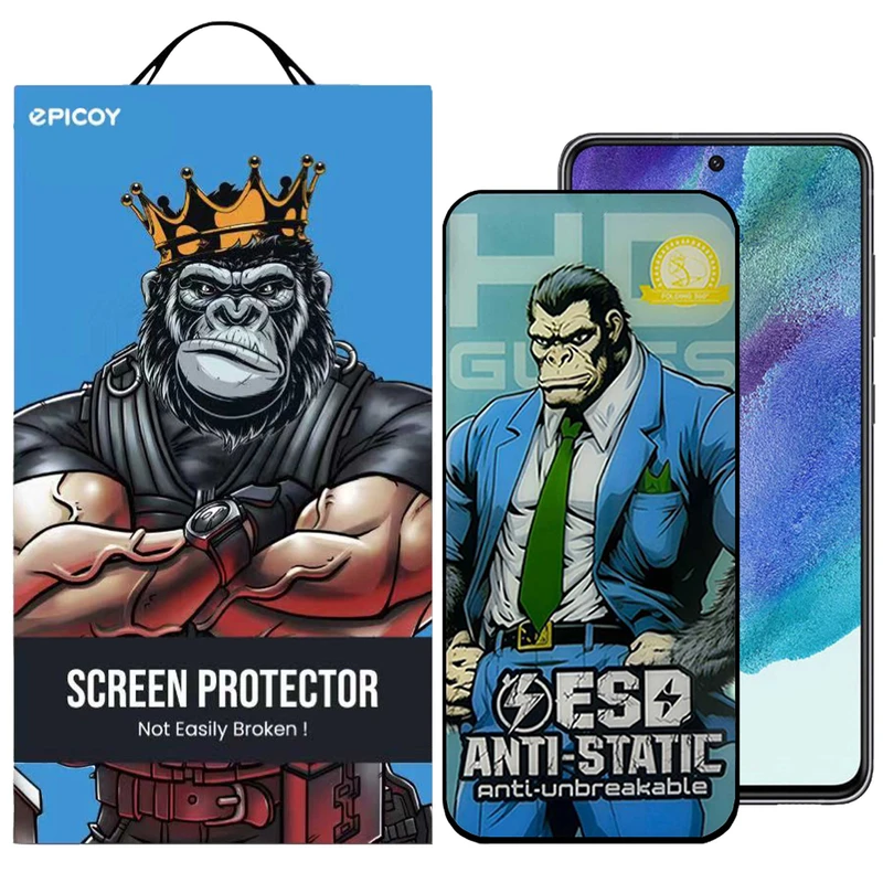 محافظ صفحه نمایش اِپیکوی مدل Gorilla ESD مناسب برای گوشی موبایل سامسونگ Galaxy S21 FE 5G