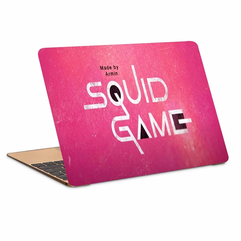 استیکر لپ تاپ طرح Squid Gameکد N-592مناسب برای لپ تاپ 15.6 اینچ