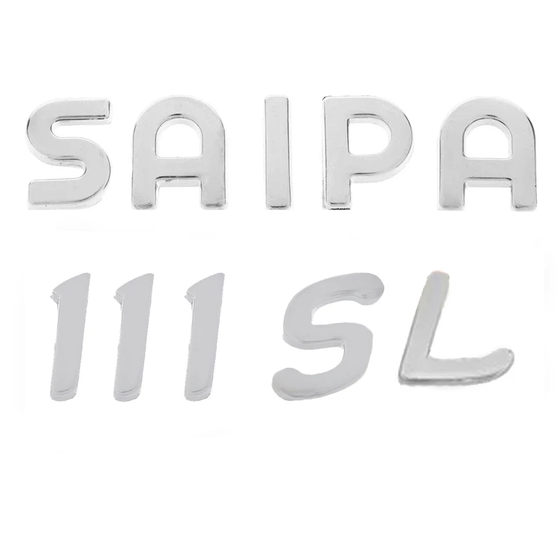 آرم صندوق عقب خودرو بیلگین مدل Prd-111SL مناسب برای پراید مجموعه 2 عددی