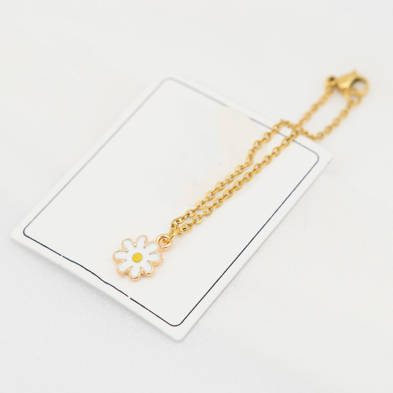 آویز ساعت زنانه مدل بابونه کد 04