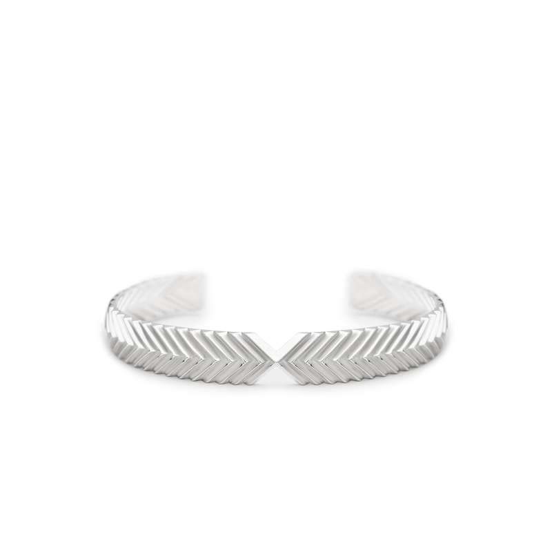 دستبند نقره زنانه مدل متین