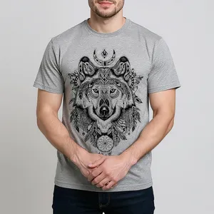 تی شرت مردانه طرح wolf کد S246