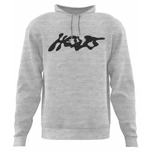 هودی مردانه مدل Broken Heart ملانژ