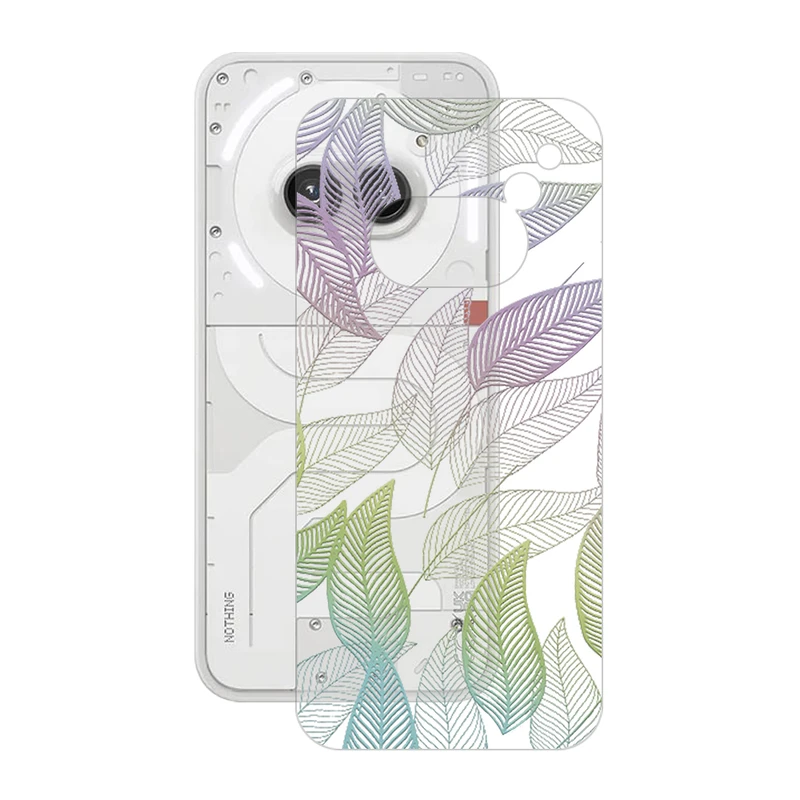 برچسب پوششی ریمکس مدل Clea طرح برگ مناسب برای گوشی موبایل ناتینگ فون 2a