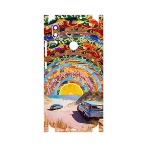 MAHOOT Collage of Orange Sky-FullSkin Cover Sticker for Motorola Moto E6 Plus