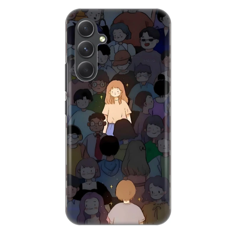 کاور طرح دختر درخشان کد DIMO-061 مناسب برای گوشی موبایل سامسونگ Galaxy A54