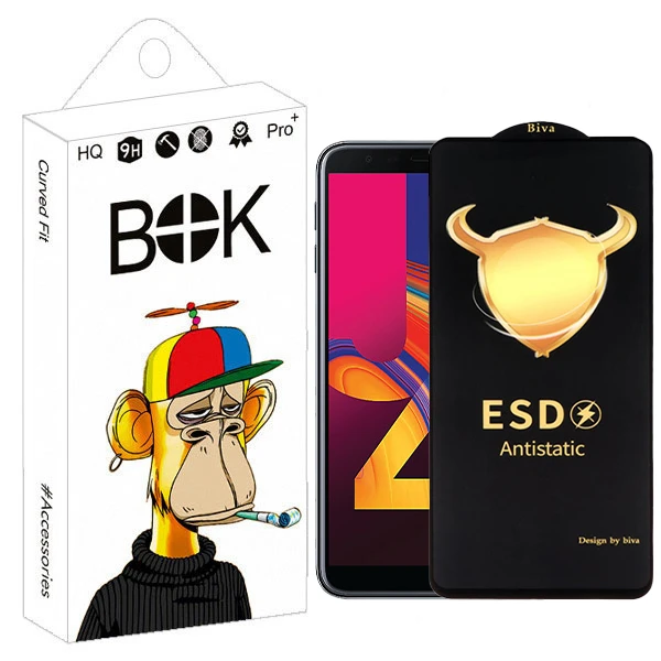 محافظ صفحه نمایش بوک مدل Biva Antistatic Shield مناسب برای گوشی موبایل سامسونگ Galaxy J6 plus / j4 Plus