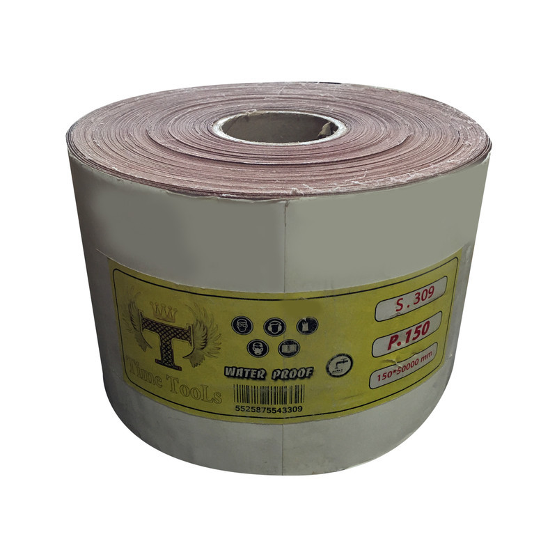 رول سنباده تایم تولز مدل P150 طول 90 سانتی متر