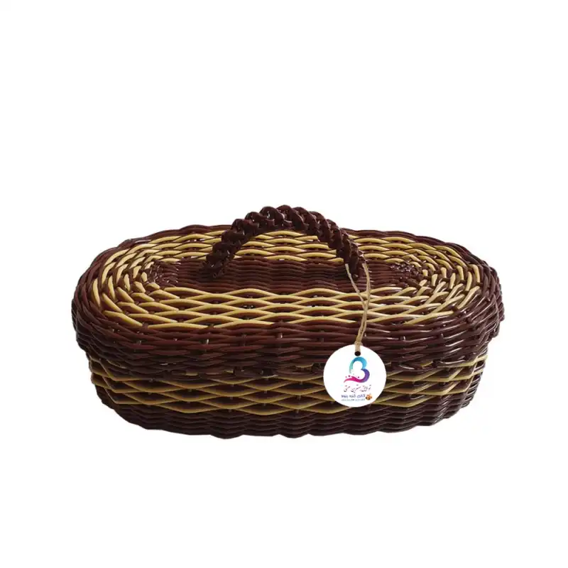 سبد حصیر بافی کلبه بلوط مدل نازگل