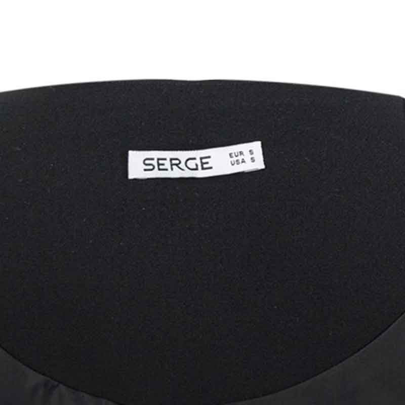 بلوز آستین بلند زنانه سرژه مدل  204628 رنگ مشکی