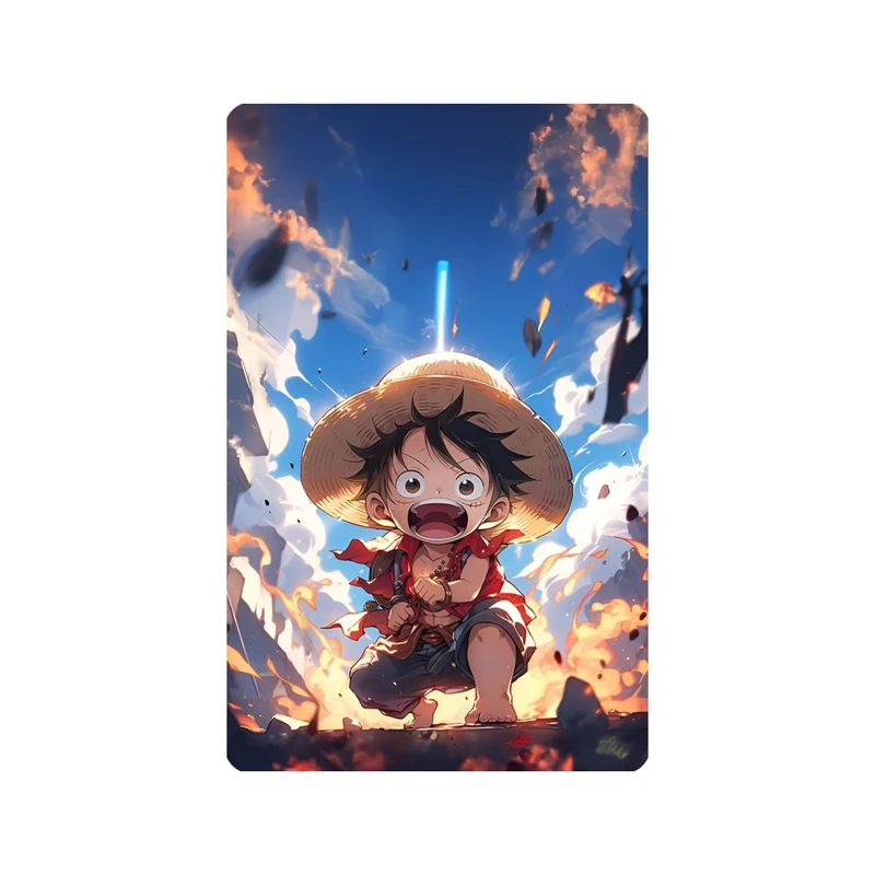 استیکر کارت مدل انیمه طرح وان پیس مانکی دی لوفی one piece Monkey D Luffy کد 6369