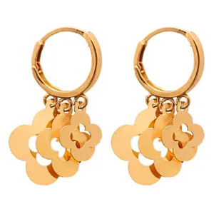 گوشواره طلا 18 عیار زنانه دوست خوب مدل dk487
