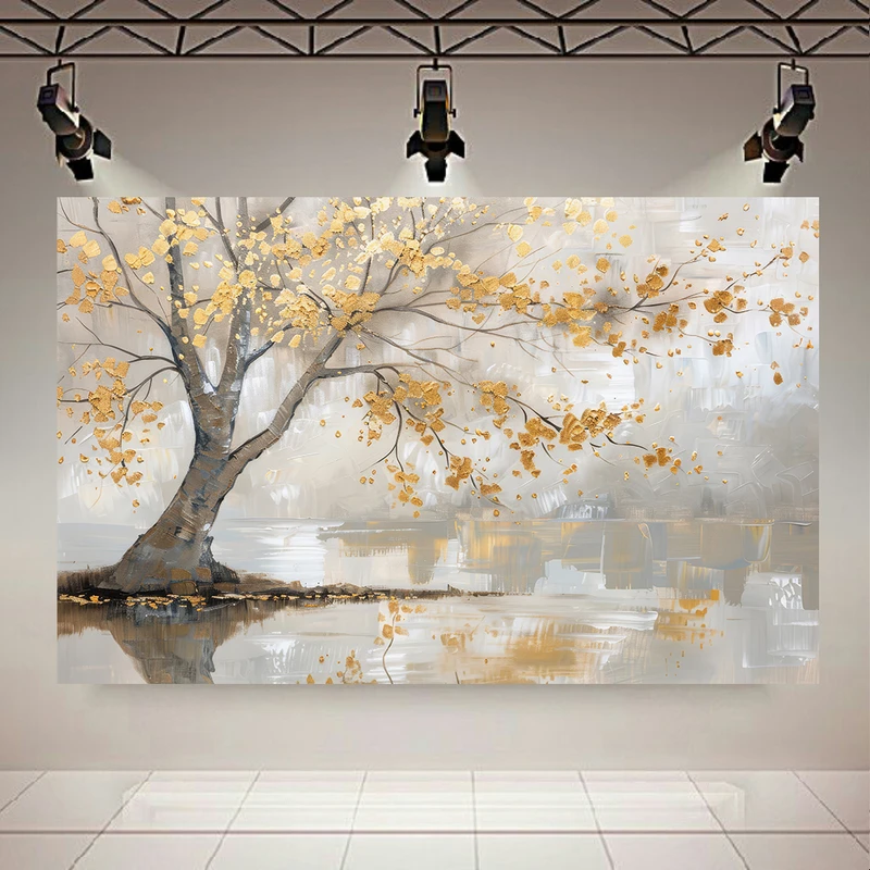  پوستر طرح بک لایت نقاشی مدل پاییز کد AR305746