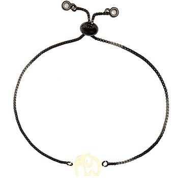 دستبند طلا 18 عیار زنانه کرابو طرح فیل مدل Kr2344