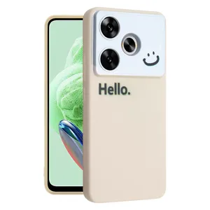 Hello model cover suitable for Xiaomi Poco F6/ Redmi Turbo 3 mobile phone