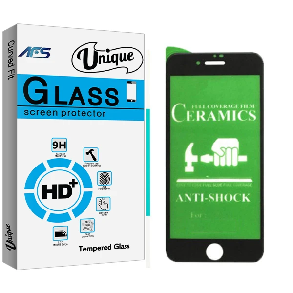 محافظ صفحه نمایش سرامیکی ای اف اس مدل Uni مناسب برای گوشی موبایل اپل iphone 6/ 6s /7 / 8