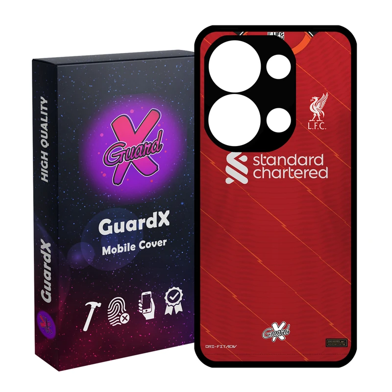 کاور گارد ایکس طرح لیورپول مناسب برای گوشی موبایل شیائومی Redmi Note 13 Pro 4G / Poco M6 Pro 4G