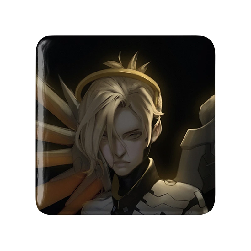 مگنت خندالو طرح بازی اورواچ (Overwatch) مدل مربعی کد 31640