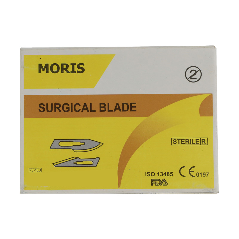 تیغ جراحی موریس سایز 23 بسته 100 عددی