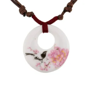 گردنبند زنانه برانت مدل گل و پرنده