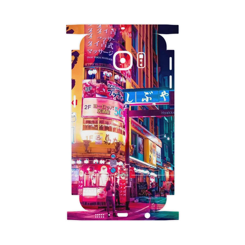 برچسب پوششی ماهوت مدل Tokyo City-FullSkin مناسب برای گوشی موبایل سامسونگ Galaxy S6 Edge