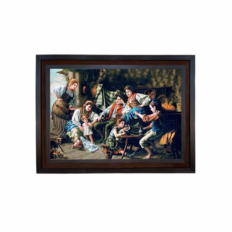 تابلو فرش ماشینی مدل کانون خانواده کد 8929