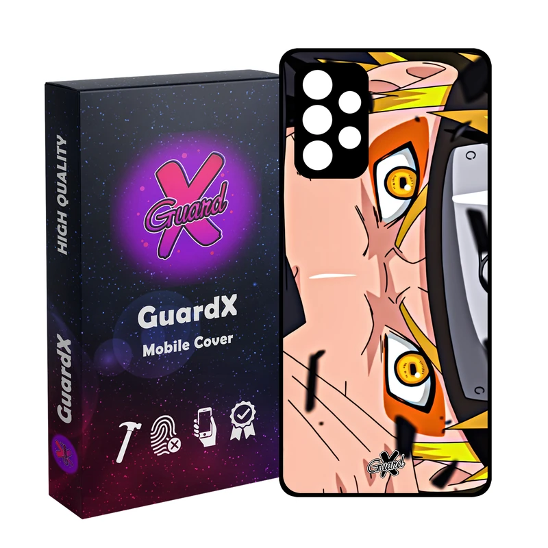 کاور گارد ایکس طرح ناروتو انیمه مدل Glass10471 مناسب برای گوشی موبایل سامسونگ Galaxy A72