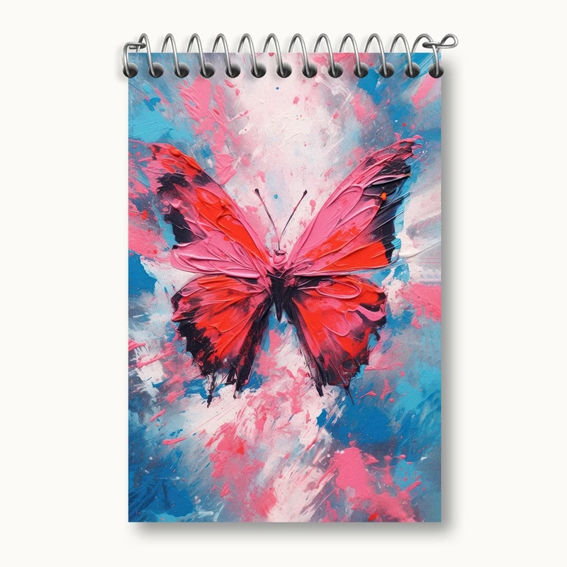 دفتر یادداشت 50 برگ خندالو مدل پروانه کد F2702