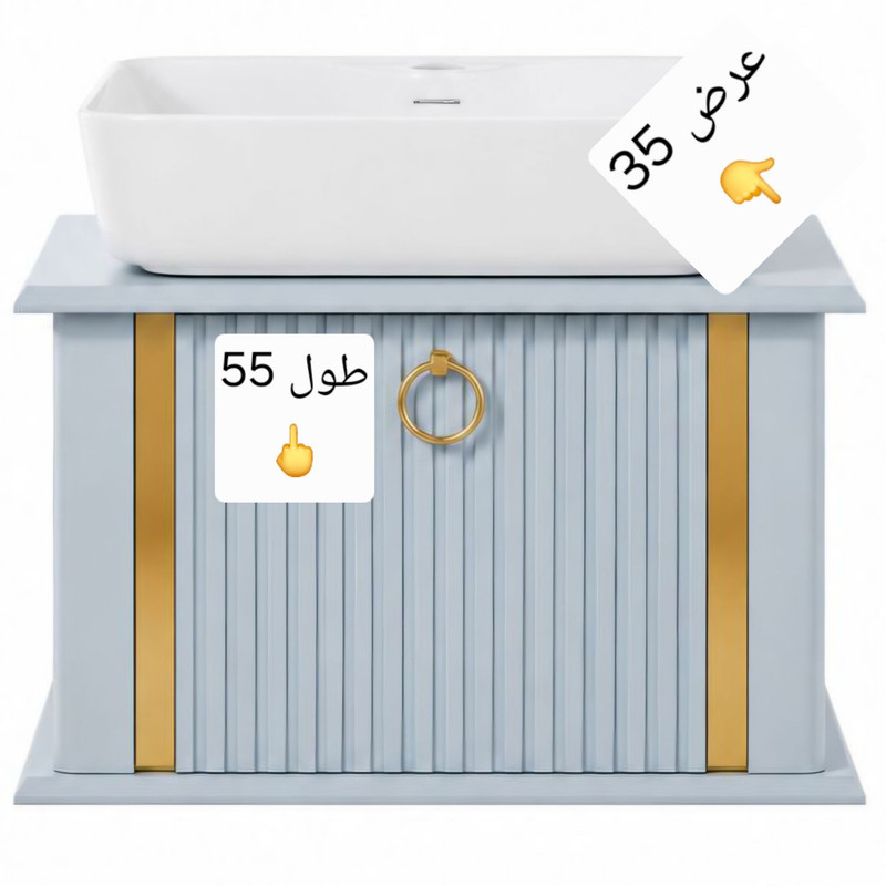 ست کابینت و روشویی مدل کلاسیک 35 به همراه اینه و باکس