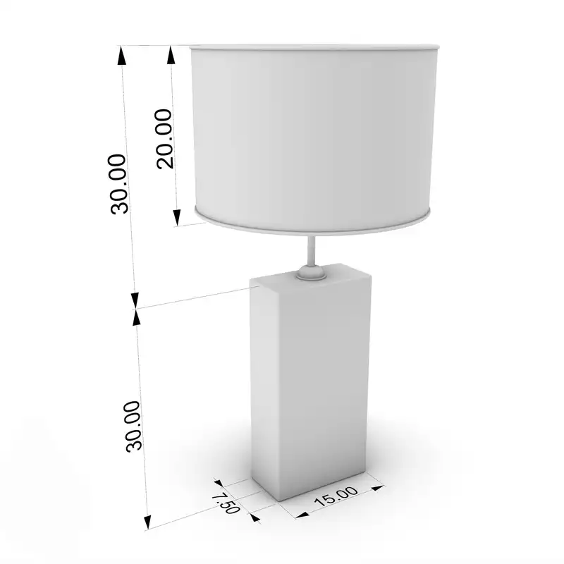 آباژور رومیزی مدل راشا