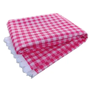 رومیزی اسپی توره مدل چهارخانه کد ET - N سایز 75x75 سانتی‌متر