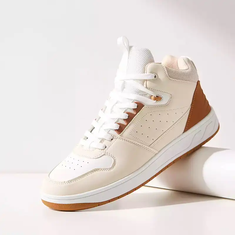 نیم بوت مردانه مکس مدل Perforated Hi-Top with Lace-Up Closure