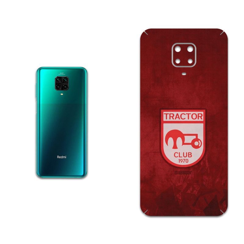 برچسب پوششی ماهوت مدل Tractor-FCمناسب برای گوشی موبایل شیائومی Redmi Note 9 Pro