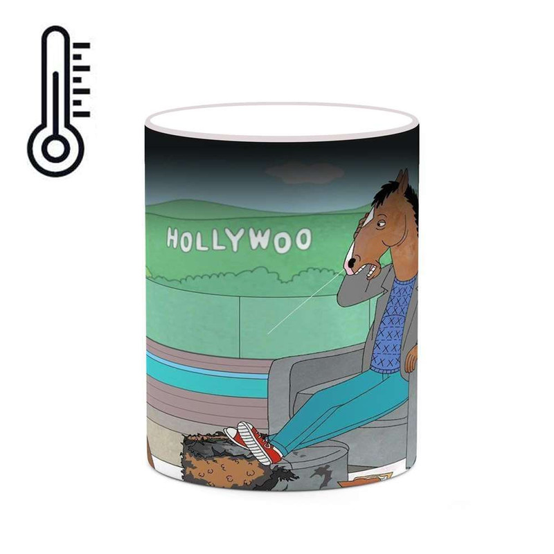 ماگ حرارتی کاکتی مدل کارتون BoJack Horseman کد mgh22327 ماگ حرارتی کاکتی مدل کارتون BoJack Horseman کد mgh22327